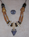 Lil' Osage and Petrified Wood Necklace