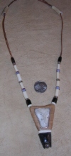 Bone Maple Horn Pendant Necklace