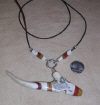 Deer Whistle Pendant Necklace
